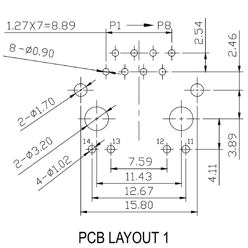 2562150000 - OMNIMATE 8-Pole RJ45M Connector for PCB, 10/100 MBit/s  (Pack of 200)