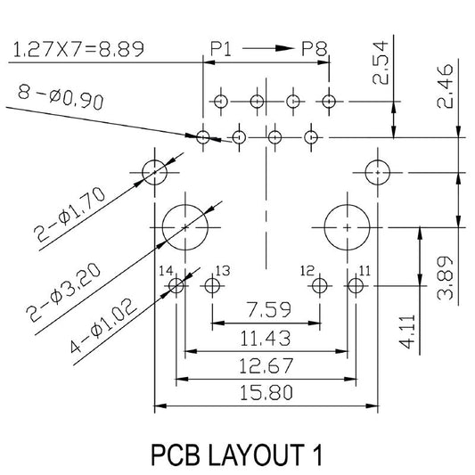 2562150000 - OMNIMATE 8-Pole RJ45M Connector for PCB, 10/100 MBit/s  (Pack of 200)