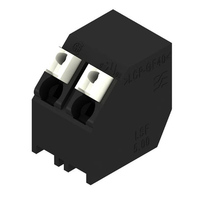 1888570000 - Black PCB Terminals, 5mm Pitch, 135° Angle, 1.5mm Pins  (Pack of 190)