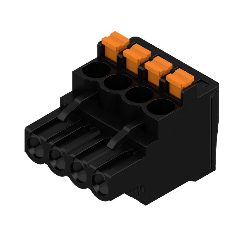 1000050001 - 5.08mm Female PCB Connector with 90° Push-in Design  (Pack of 90)