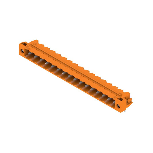 1149840000 - 5.08mm Male Header PCB Connector with 16 Poles, Orange  (Pack of 18)