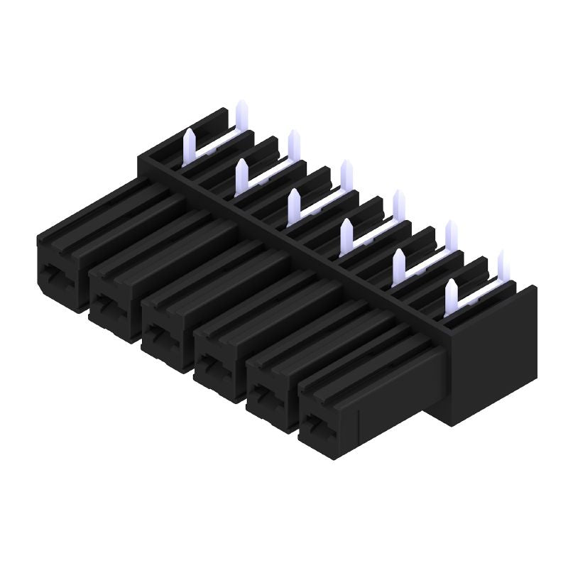 1929340000 - 6-Pole 7.62mm Female PCB Connector with THT Solder Pins  (Pack of 50)