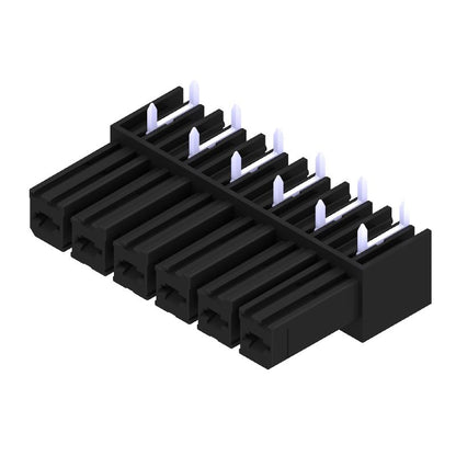 1929340000 - 6-Pole 7.62mm Female PCB Connector with THT Solder Pins  (Pack of 50)