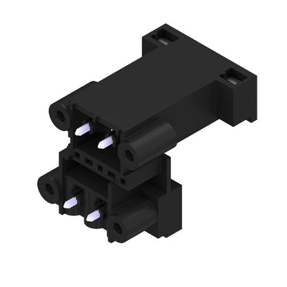 1828890000 - 5.08mm Male PCB Connector, 4-Pole Flange Mount, Black  (Pack of 52)