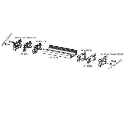 1011590000 - DIN End Plate 45mm, RoHS Compliant, PA 66 Material  (Pack of 20)