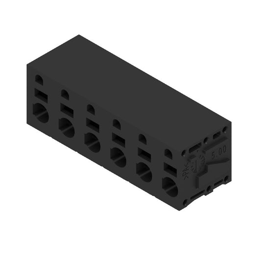 2667350000 - IP20 Six-Pole Terminal Block with Push-In Connection  (Pack of 30)