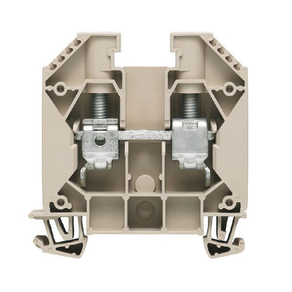 1028900000 - Yellowish-Brown Feed-Through Terminal Block for 16 mm² Wires  (Pack of 50)