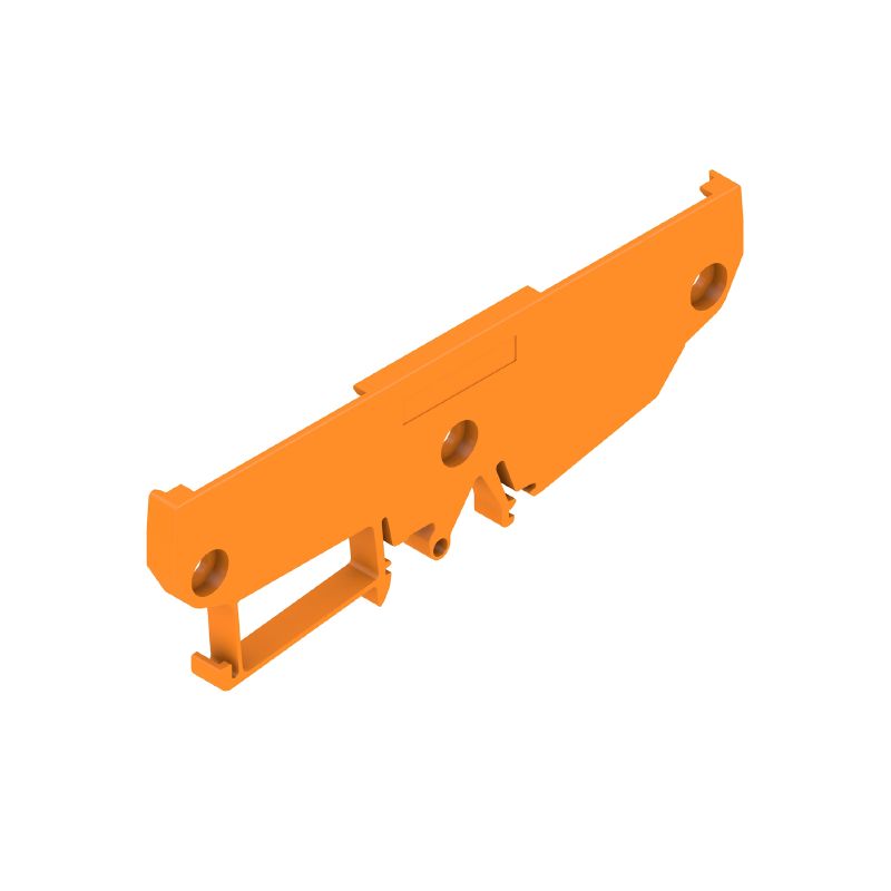 1020650000 - 6.4mm DIN Mounted AP RF with Orange End Plate  (Pack of 20)