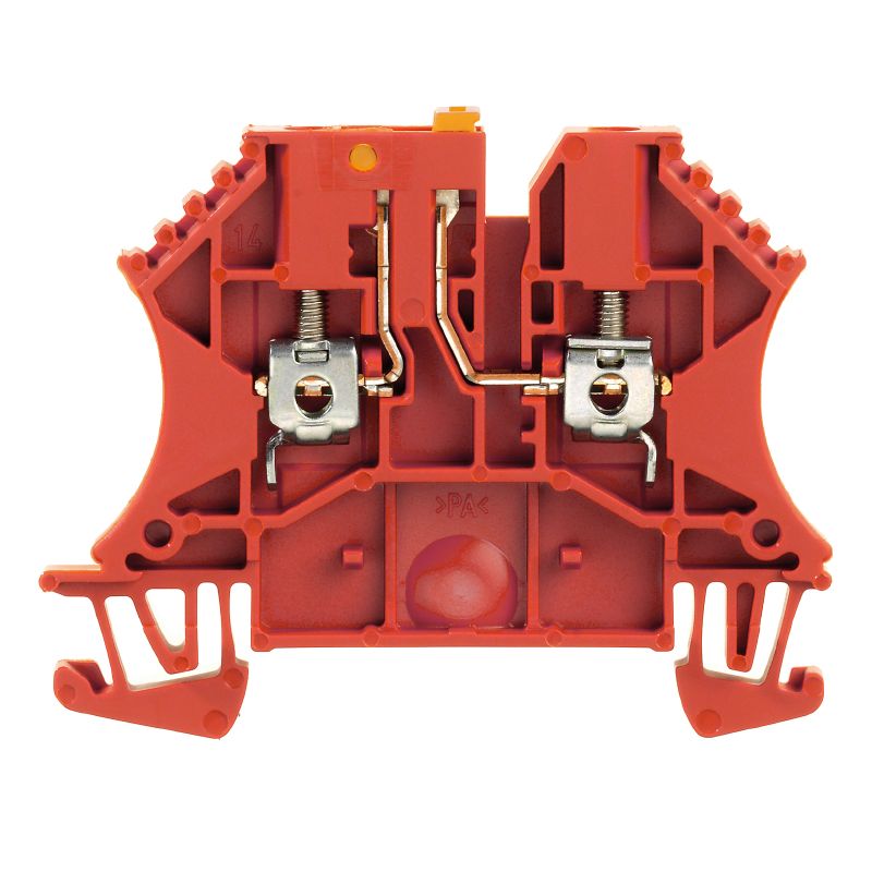 1062290000 - Red 2-Wire Disconnect Terminal, 24A 500V, Screw Connection  (Pack of 100)