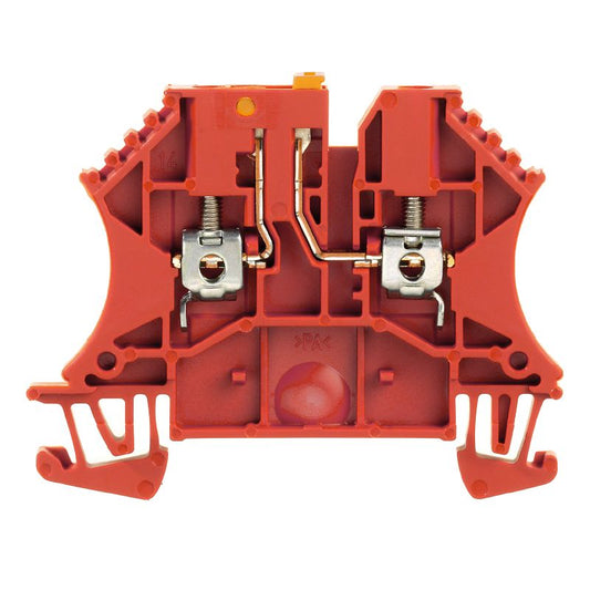 1062290000 - Red 2-Wire Disconnect Terminal, 24A 500V, Screw Connection  (Pack of 100)