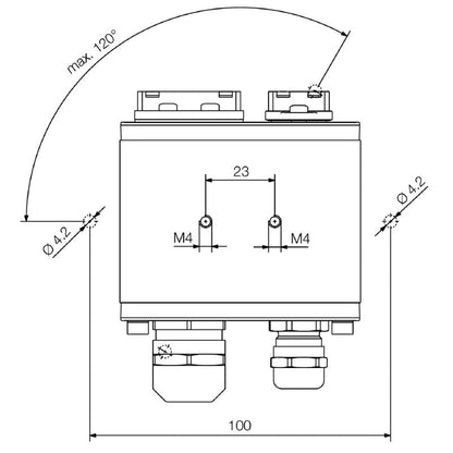 1068830000 - IP65 Junction Box with FreeCon RJ45 Module and Power Supply