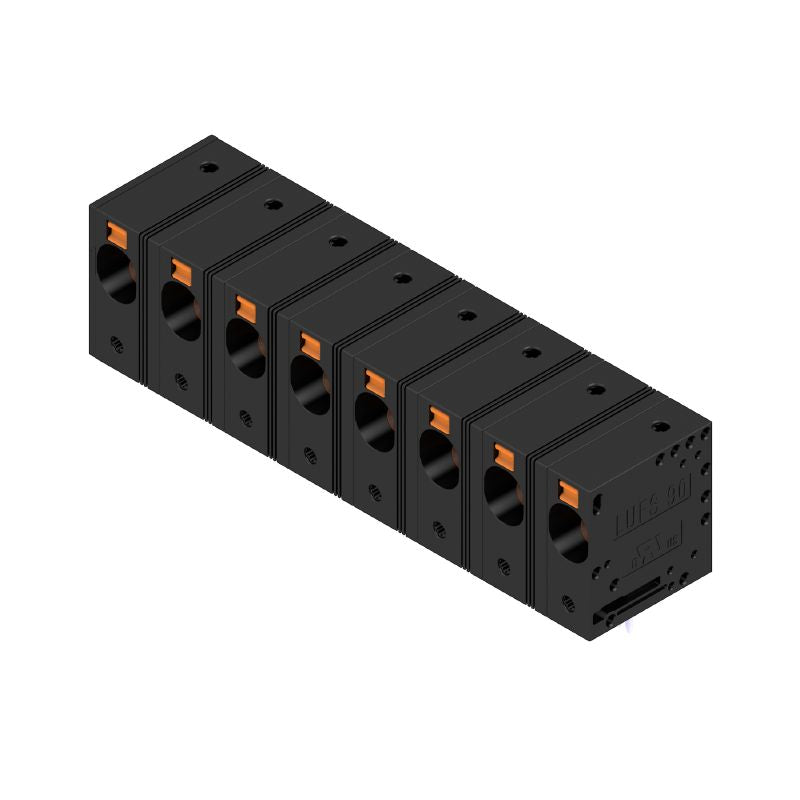 2500610000 - 15mm 8-Pole Black PCB Terminal Block, 90° Configuration  (Pack of 10)