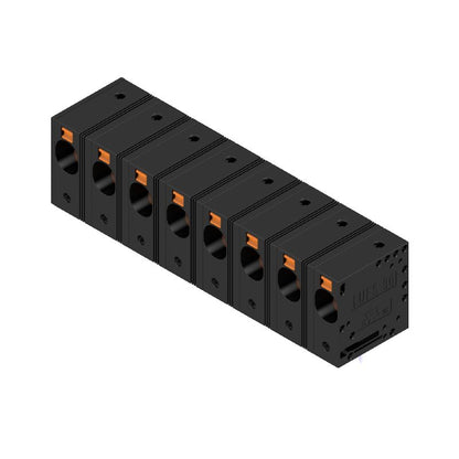 2500610000 - 15mm 8-Pole Black PCB Terminal Block, 90° Configuration  (Pack of 10)