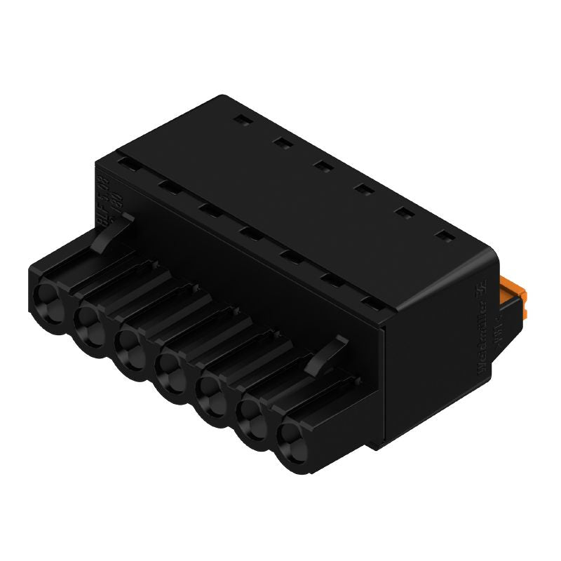2661850000 - 7-Pole 180° Female Plug PCB Connector with PUSH IN Feature  (Pack of 48)