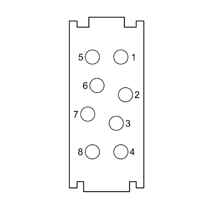 2748450000 - 8-Pole Signal Module 400V, Compact Design 34mm Depth