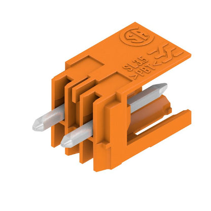 1604770000 - 2-Pole 3.50mm PCB Header Connector, 180° Angle  (Pack of 100)