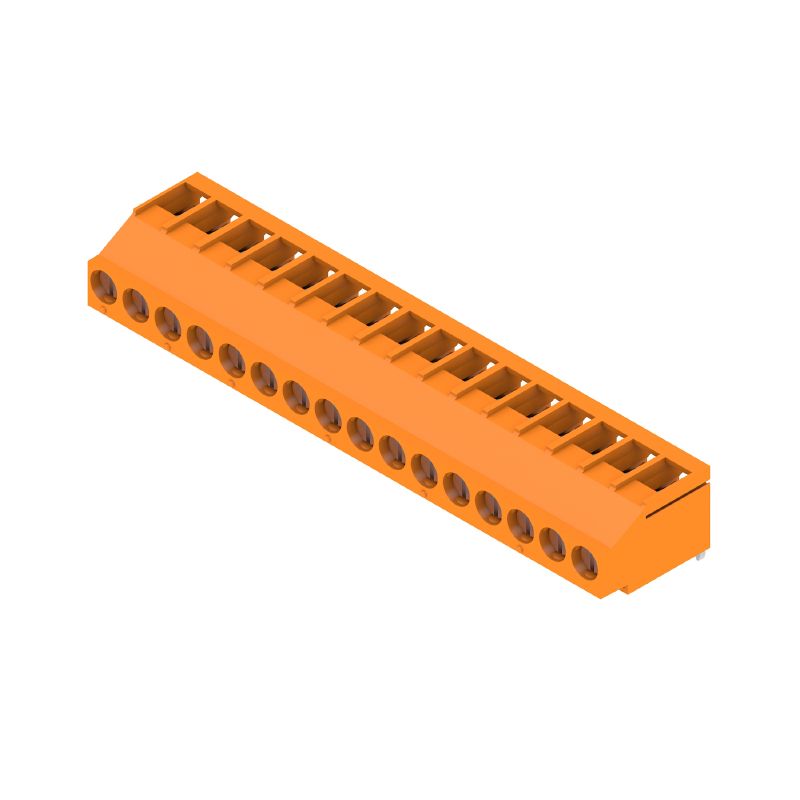 2429640000 - Orange 5.00mm 16-Pole Terminal PCB with 180° Angle  (Pack of 18)