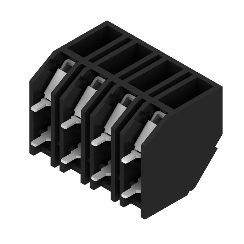 1888730000 - 5.08mm Black PCB Terminals with 4 Poles & Push-In Design  (Pack of 190)