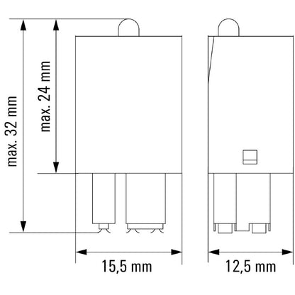 7760056045 - RIM 3 LED Power Control 110-230V with Status Indicator  (Pack of 10)
