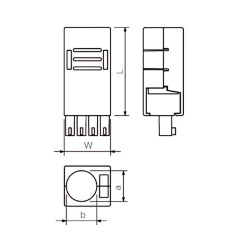 1005320000 - Black 7-Pole PCB Connector Hood, RoHS Compliant  (Pack of 10)