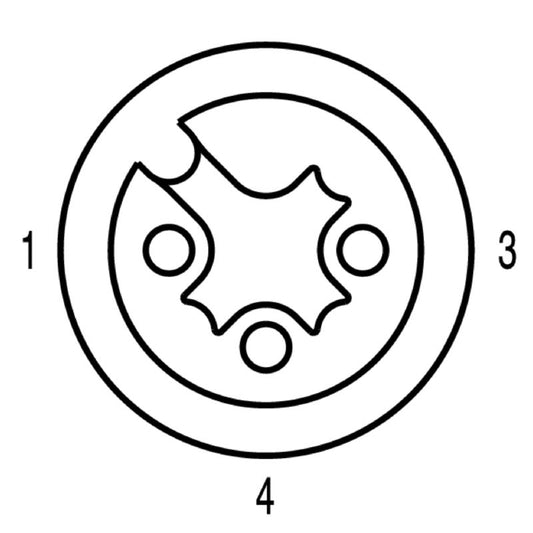 9457891000 - 10m M12 3-Pole Sensor/Actuator Connection Cable
