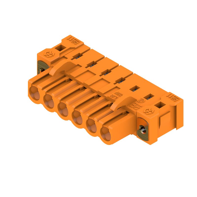 1843790000 - 5.08mm Female PCB Connector, 6 Poles, THT Solder 90°  (Pack of 42)