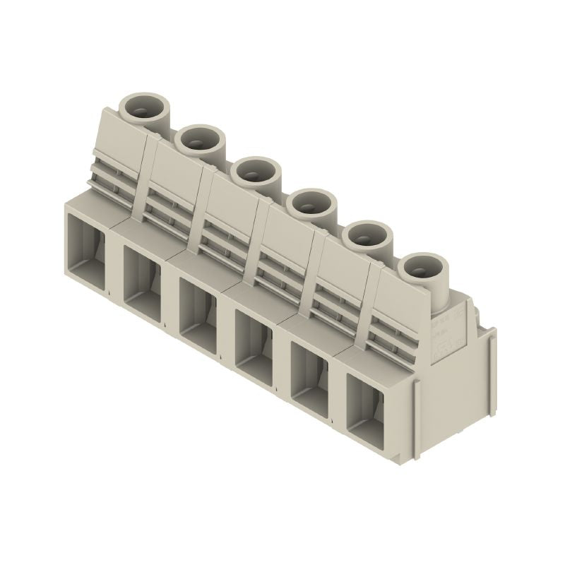 2015380000 - 12.70mm 6-Pole Circuit Terminals, 90° Clamping, Pebble Grey  (Pack of 20)