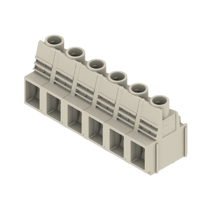 2015380000 - 12.70mm 6-Pole Circuit Terminals, 90° Clamping, Pebble Grey  (Pack of 20)