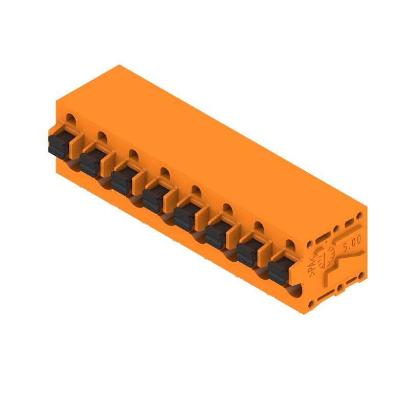 2667870000 - 7.50mm Orange PCB Terminals with Push-In Mechanism  (Pack of 25)