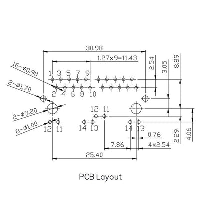 2485370000 - 90° RJ45 Transformer Jack for PCB Connections, 8 Poles  (Pack of 200)
