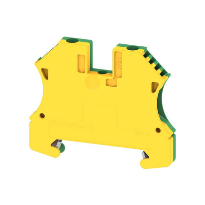 1010100000 - Green/Yellow PE Terminal Block, 800V, 4mm², TS 35 Mounting  (Pack of 100)