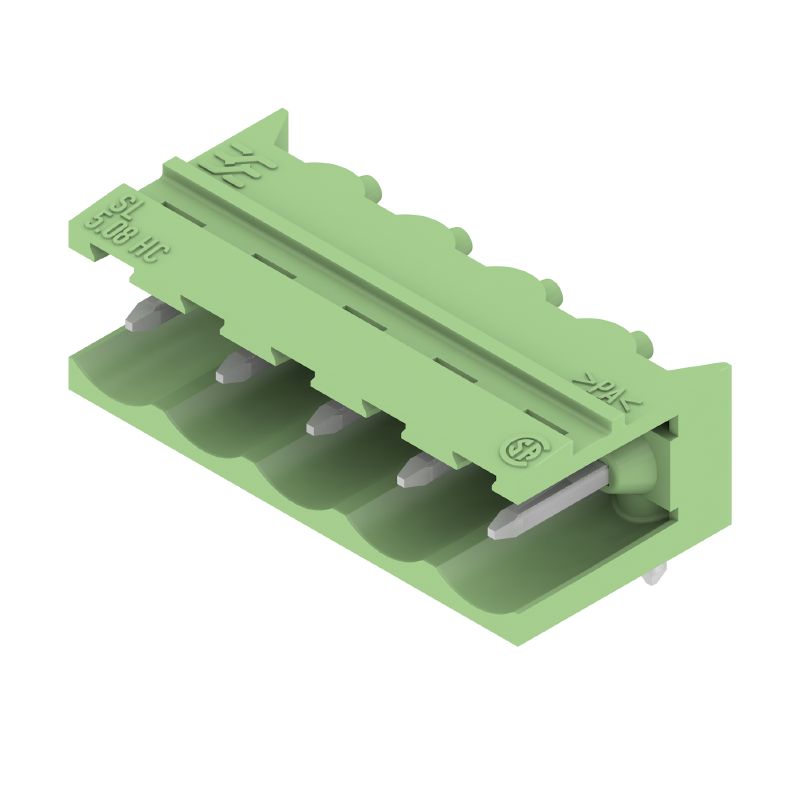 1401650000 - 5-Pole 5.08mm THT Connector, 90° Angle, Pale Green  (Pack of 50)