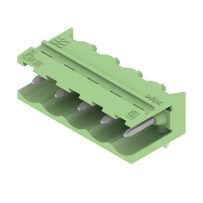 1401650000 - 5-Pole 5.08mm THT Connector, 90° Angle, Pale Green  (Pack of 50)