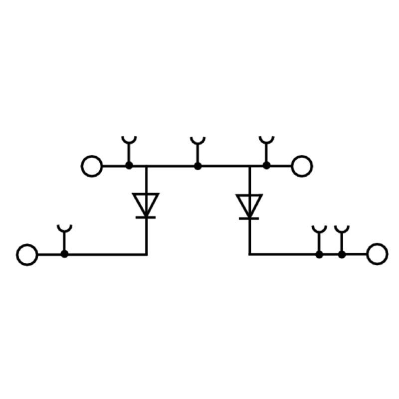 1690040000 - Double-Tier 2.5 mm² Terminal, Dark Beige, RoHS Compliant  (Pack of 50)