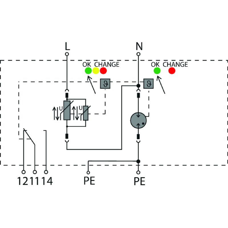2639340000 - Surge Voltage Arrester for Low Voltage TN/TT Systems