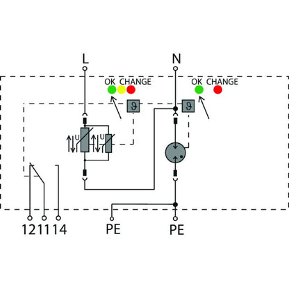 2639340000 - Surge Voltage Arrester for Low Voltage TN/TT Systems