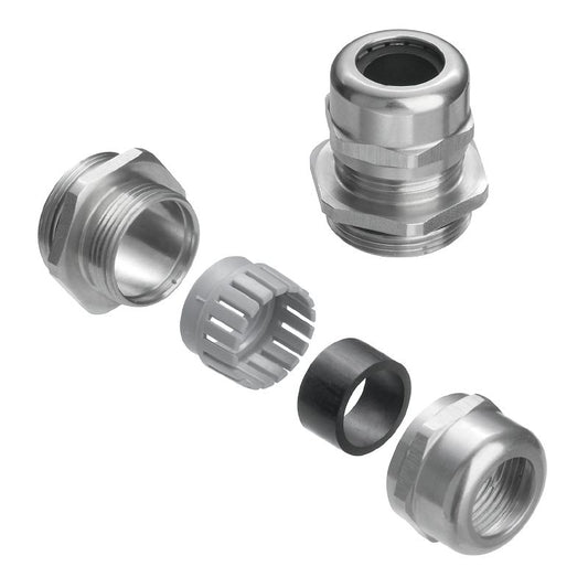 1009850000 - Stainless Steel Cable Gland for 4-8 mm Cables, 26mm Height  (Pack of 50)