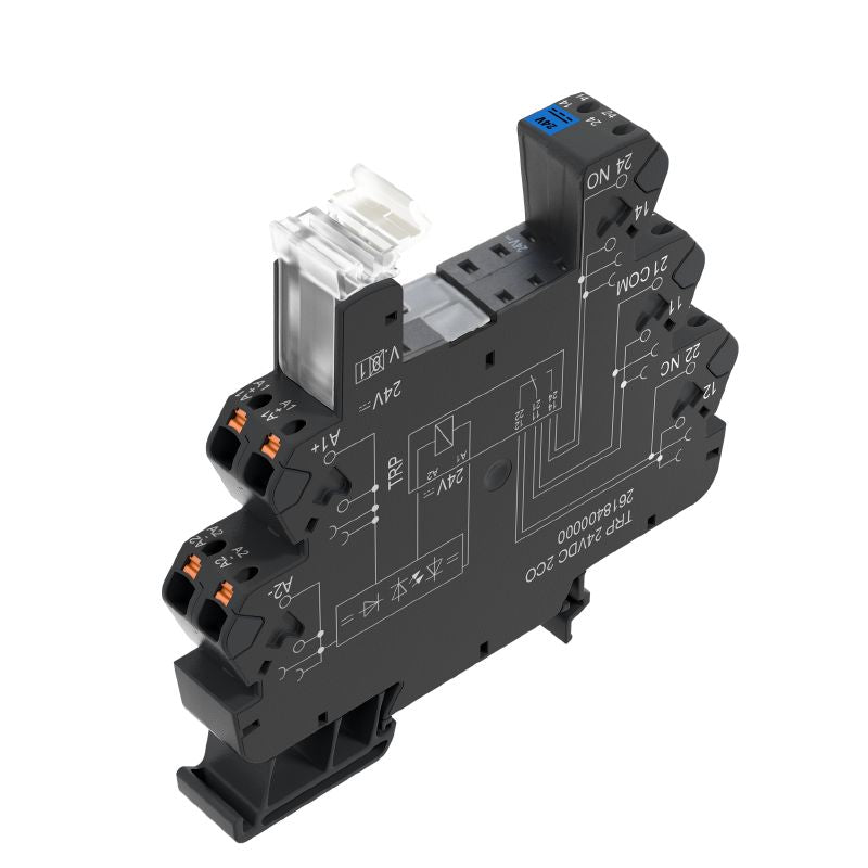 2680850000 - 5VDC Relay Socket 10A with PUSH IN Connection, 87.8mm Deep  (Pack of 10)