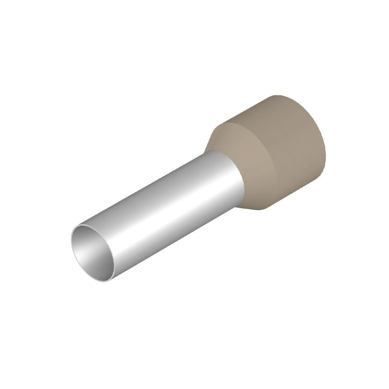 0317300000 - 39mm Beige Wire End Ferrule for 35mm² Conductors  (Pack of 50)