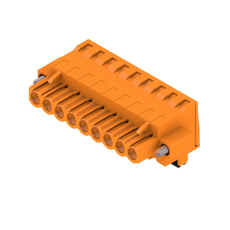 1982960000 - 5.08mm 9-Pole Female Connector with 270° Angle & Push-In Mechanism  (Pack of 30)