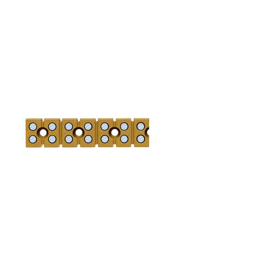 0274320000 - Medium Yellow Terminal Strip, 14 Connections, 24A Capacity  (Pack of 50)