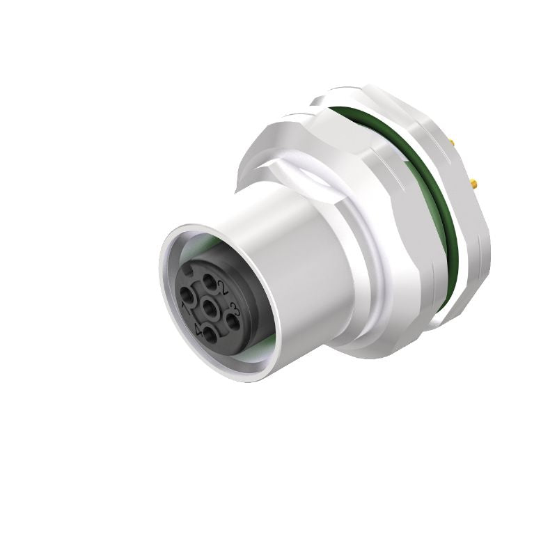 2421950000 - M12 PCB Plug Connector with PG 9 Thread, IP67 Rated  (Pack of 10)
