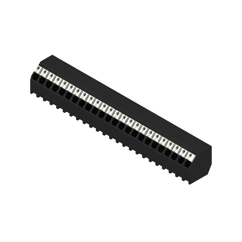 1885640000 - Black 3.81mm PCB Terminals, 24 Poles, 135° Angle  (Pack of 6)