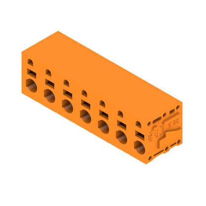 2667470000 - 7.50mm Orange PCB Terminal with 7 Poles and 90° Angle  (Pack of 25)