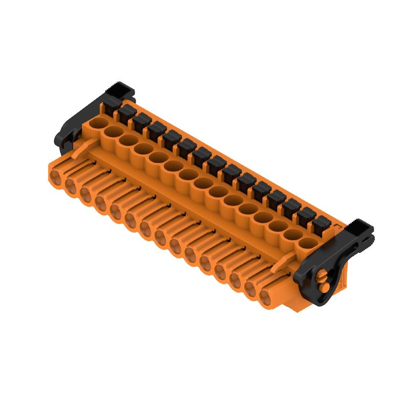 1981000000 - 15-Pole 90° Female Connector, 5mm Pitch, Push-In Actuator  (Pack of 18)