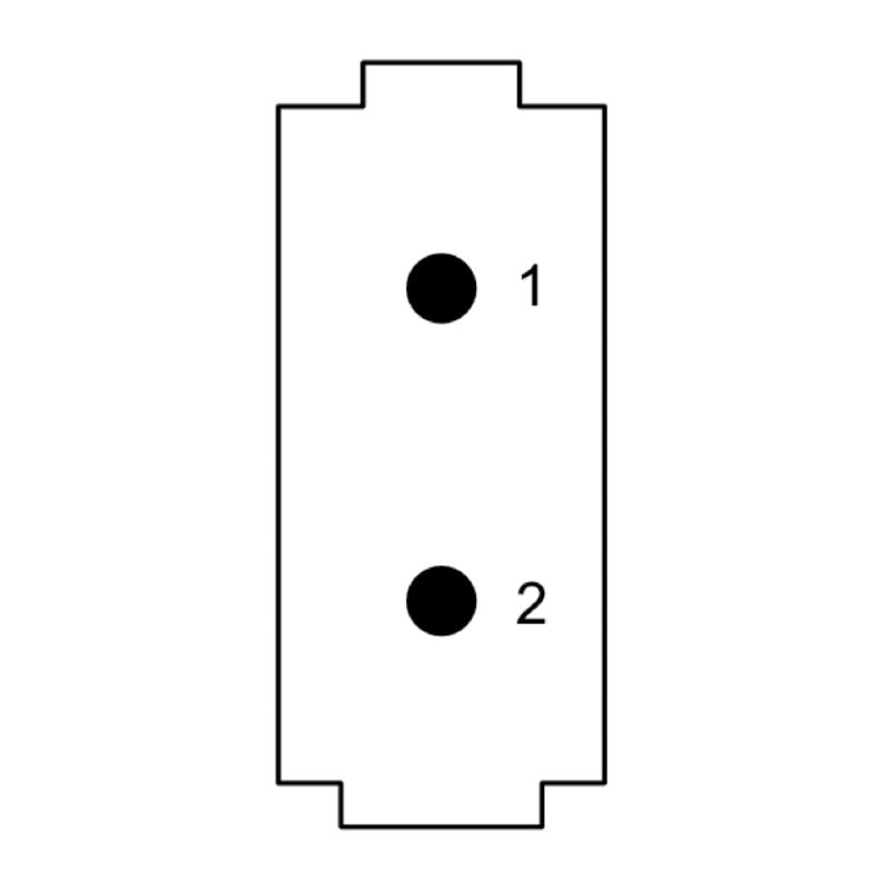 2748340000 - 830V Male Connector Module, 40A, 2-Pole Design  (Pack of 5)