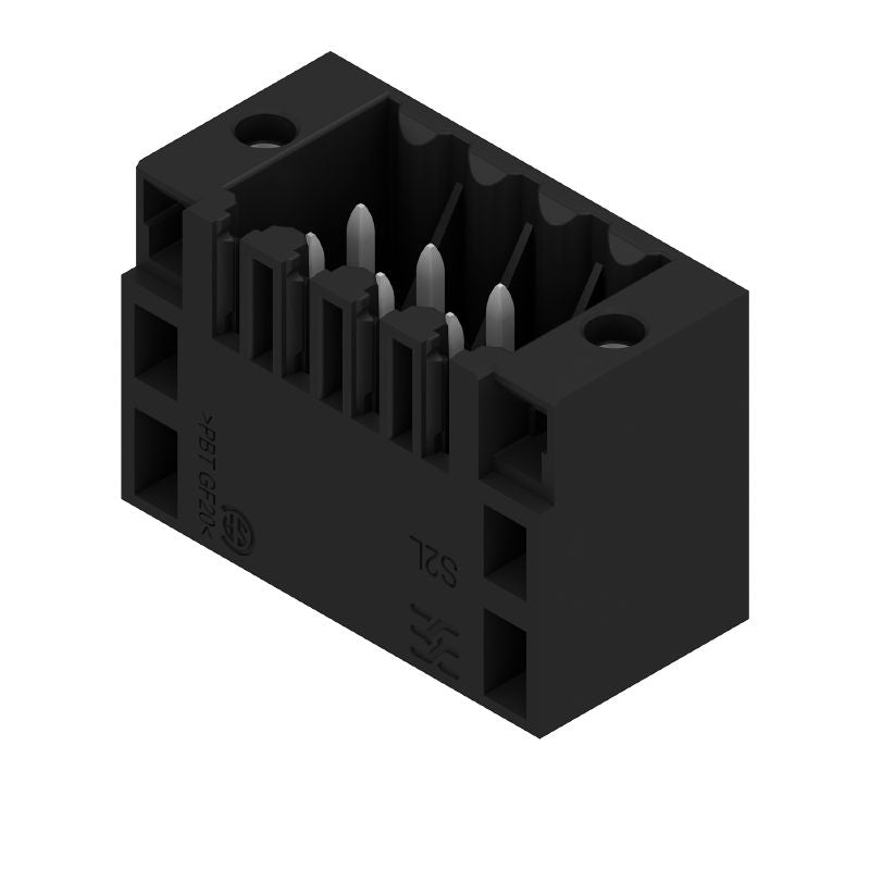 1729600000 - 3.5mm PCB Header Connector, 8-Pole, THT, Black Finish  (Pack of 84)