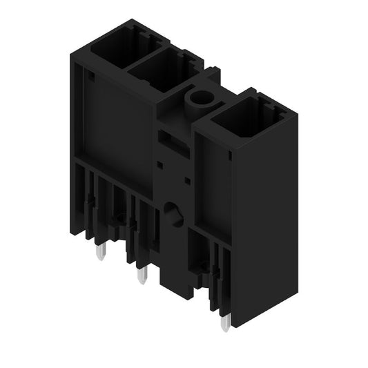 1048420000 - 7.62mm 3-Pole Black PCB Plug Connector for THT Solder  (Pack of 60)