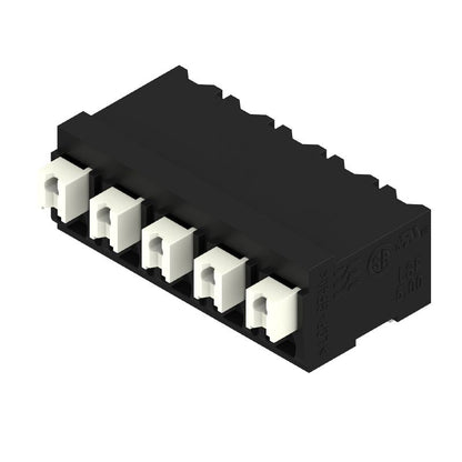 1869630000 - 5-Pole PCB Terminal, 5mm Pitch, PUSH IN Connection, Black  (Pack of 22)
