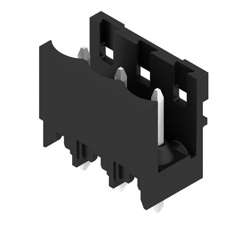1840930000 - 5mm Black PCB Male Header Connector with 3 Poles  (Pack of 100)